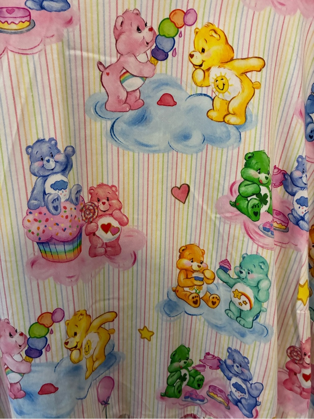 EUC Modcloth Multicolor Care Bear Print Mini Dress - Picture 2 of 5